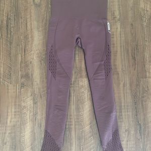 Dark purple seamless gymshark leggings